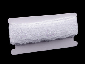 Silonová krajka s AB efektem šíře 40 mm