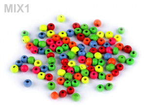 Dřevěné korálky Ø4 mm