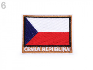 Nažehlovačka znak ČR a Praha