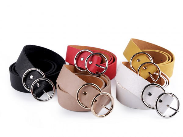 Kožený pásek šíře 3,5 cm