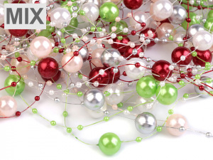 Perly na silonu Ø12 mm délka 130 cm