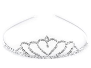 Štrasová čelenka / korunka do vlasů
