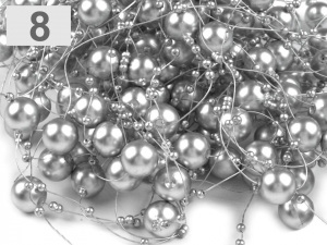 Perly na silonu Ø12 mm délka 130 cm