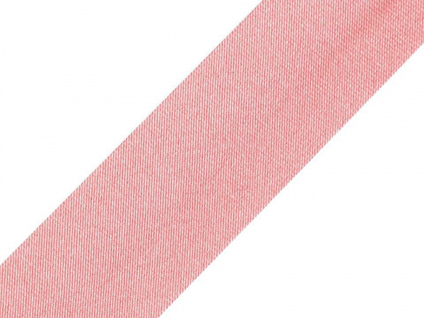 Šikmý proužek saténový šíře 20 mm zažehlený