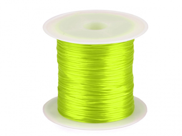 Pruženka / gumička plochá barevná 1 mm