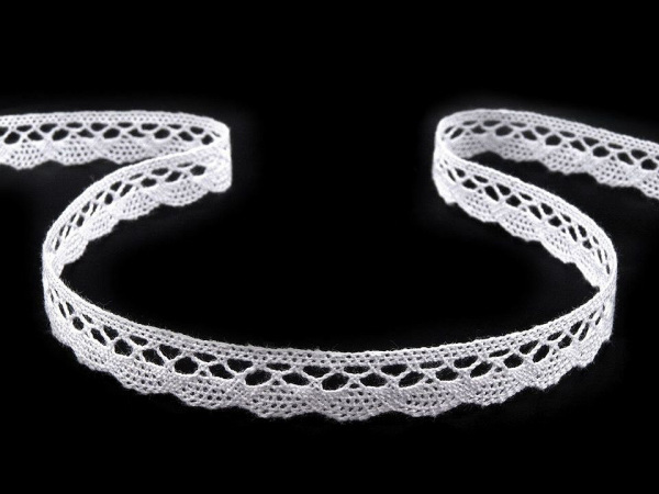 Bavlněná krajka paličkovaná šíře 10 mm