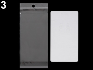 Karta na bižuterii s visačkou a sáčkem 83x193 mm