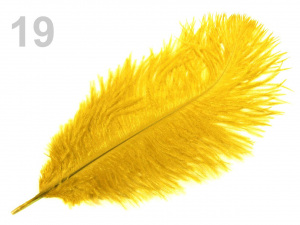 Pštrosí peří délka cca 20-25 cm