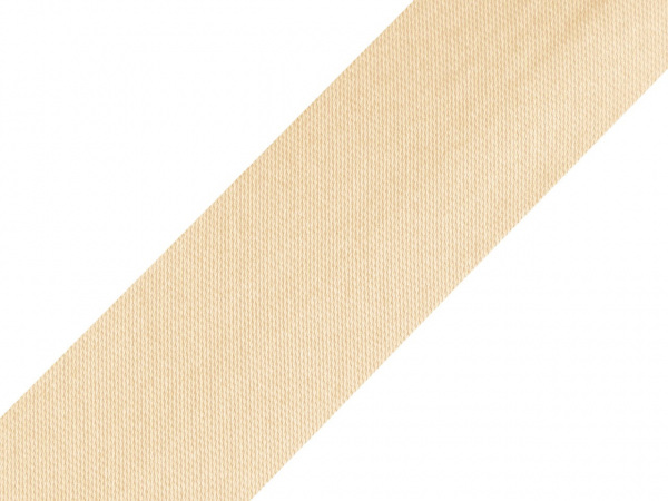 Šikmý proužek saténový šíře 20 mm zažehlený