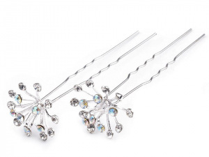 Štrasová vlásenka květ Ø20 mm