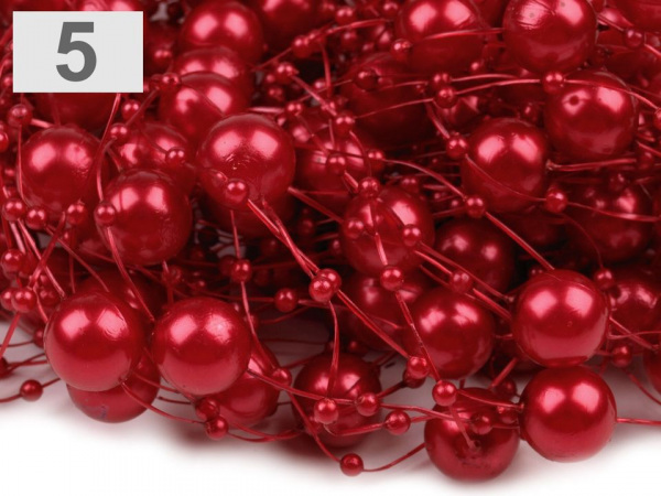 Perly na silonu Ø12 mm délka 130 cm