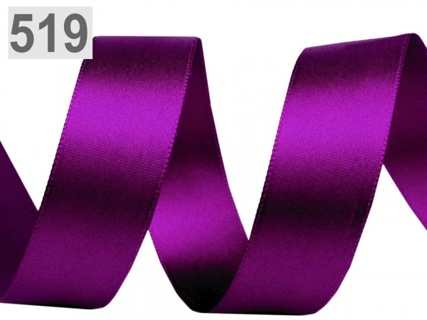 Atlasová stuha oboulící šíře 24 mm