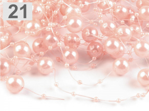 Perly na silonu Ø12 mm délka 130 cm