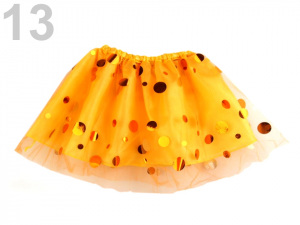 Karnevalová sukýnka dětská s flitry