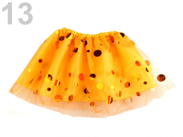 Karnevalová sukýnka dětská s flitry