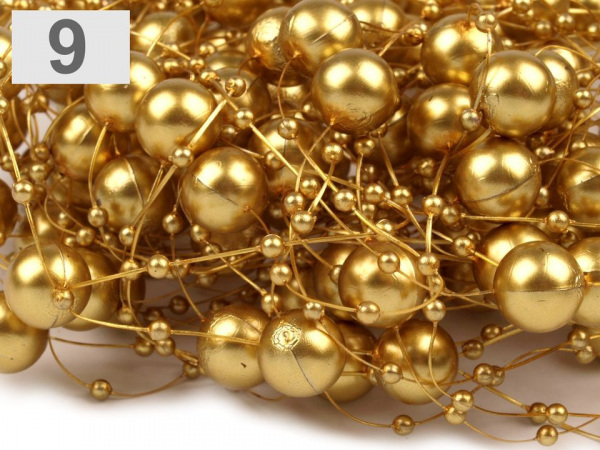 Perly na silonu Ø12 mm délka 130 cm