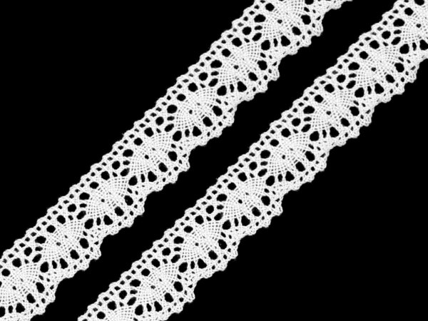 Bavlněná krajka paličkovaná šíře 22 mm