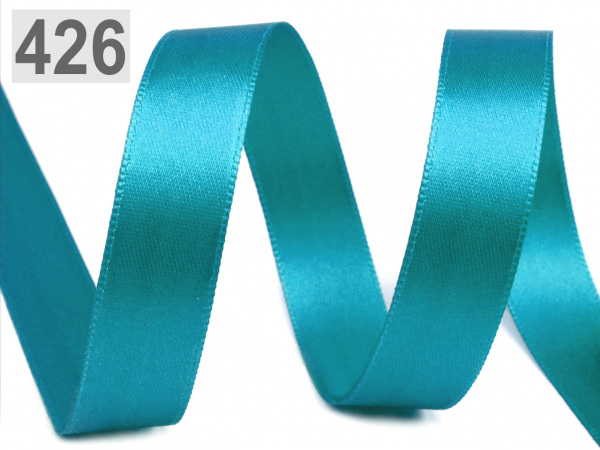 Atlasová stuha oboulící šíře 15 mm