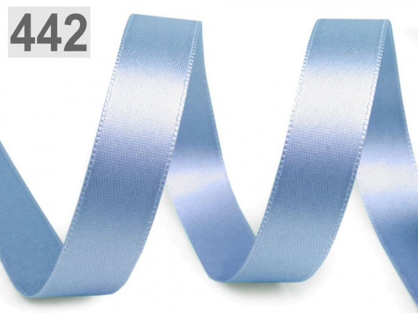 Atlasová stuha oboulící šíře 15 mm