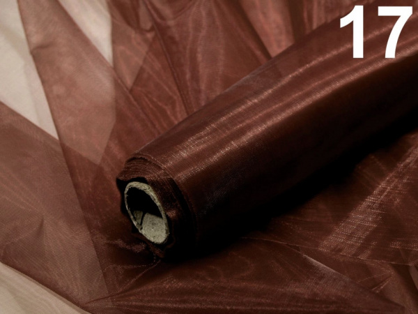 Organza šíře 36-37 cm malý lesk