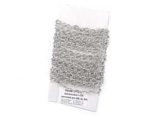 Mosazný řetízek ozdobný 3x7 mm