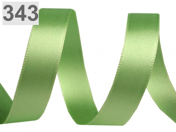 Atlasová stuha oboulící šíře 15 mm