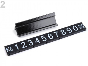 Plastové cenovky 7x12 mm