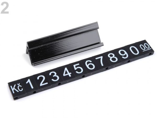 Plastové cenovky 7x12 mm