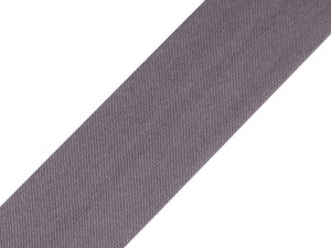 Šikmý proužek saténový šíře 20 mm zažehlený