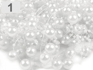 Perly na silonu Ø12 mm délka 130 cm