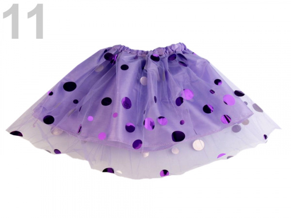 Karnevalová sukýnka dětská s flitry