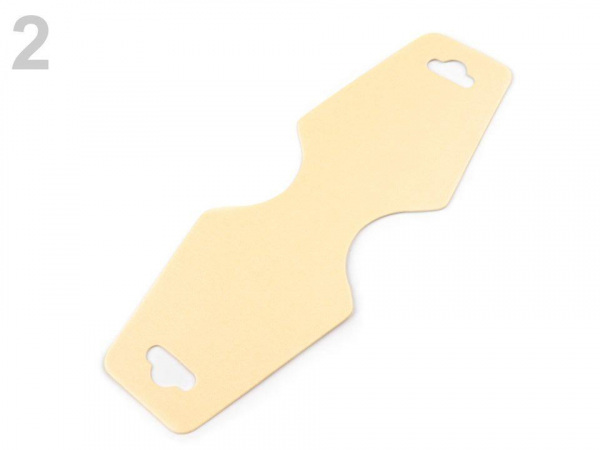 Papírové závěsky na bižuterii 50x125 mm