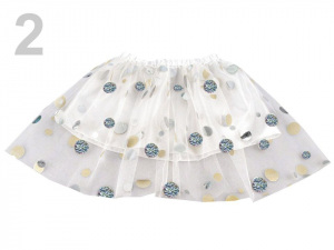 Karnevalová sukýnka dětská s flitry