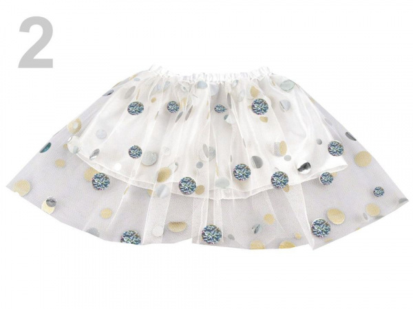 Karnevalová sukýnka dětská s flitry