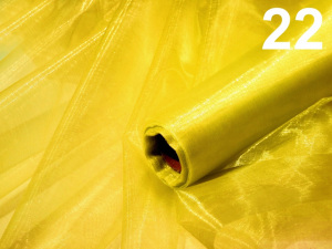 Organza šíře 36-37 cm malý lesk