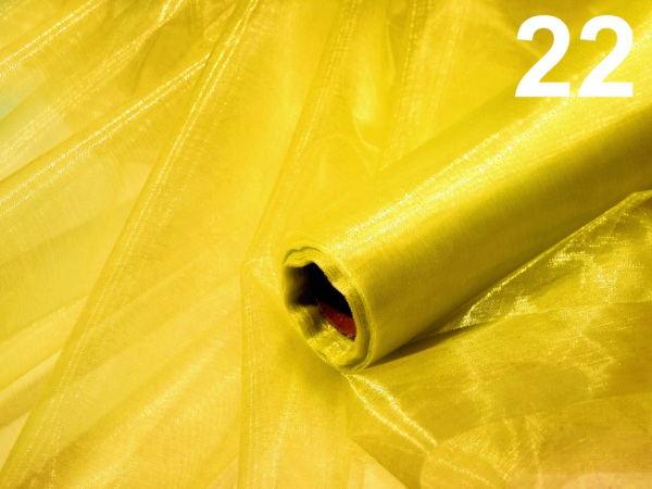 Organza šíře 36-37 cm malý lesk