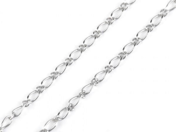 Mosazný řetízek ozdobný 3x7 mm