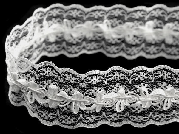 Silonová krajka / vsadka šíře 45 mm