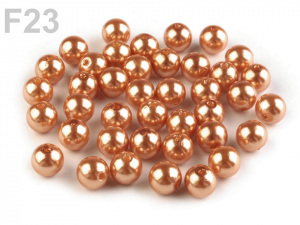 Plastové voskové korálky / perly Glance Ø8 mm