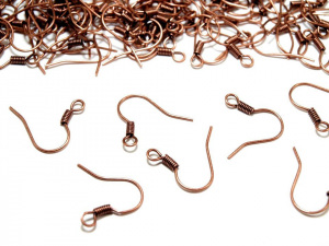 Afroháček s pružinkou - staroměděná