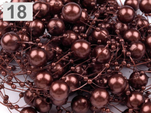 Perly na silonu Ø12 mm délka 130 cm