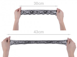 Elastická krajka šíře 50 mm