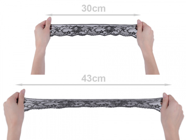 Elastická krajka šíře 50 mm