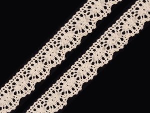 Bavlněná krajka paličkovaná šíře 22 mm