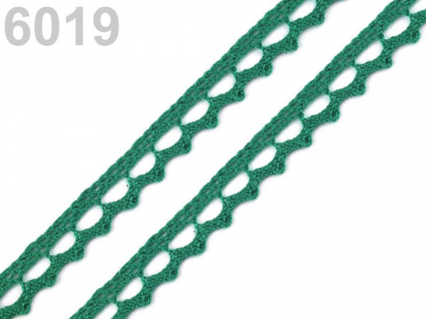 Bavlněná krajka paličkovaná šíře 9 mm