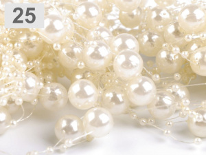 Perly na silonu Ø12 mm délka 130 cm