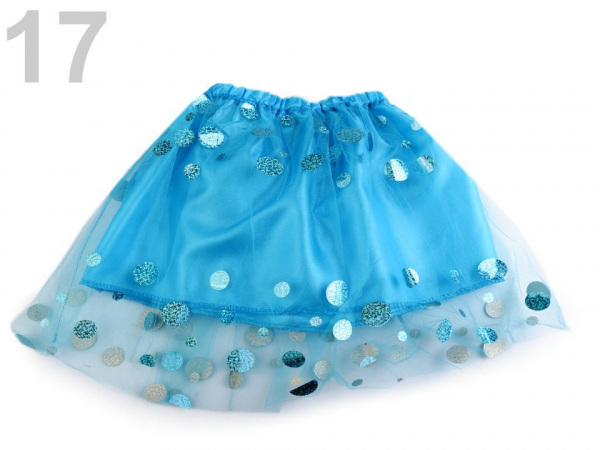 Karnevalová sukýnka dětská s flitry