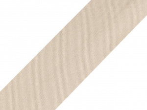 Šikmý proužek saténový šíře 20 mm zažehlený