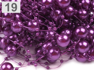 Perly na silonu Ø12 mm délka 130 cm