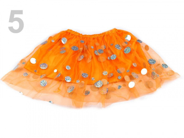 Karnevalová sukýnka dětská s flitry